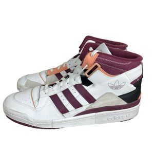 Adidas Originals Forum Exhibit Mid White Crimson Blush Size Mens Size 13 H01920